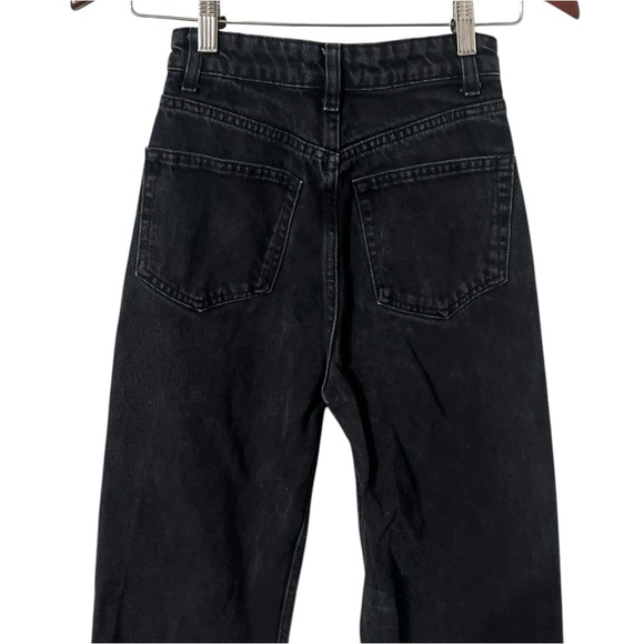 REFORMATION Wilder High Rise Wide Leg Black Denim Jeans - Picture 3 of 7